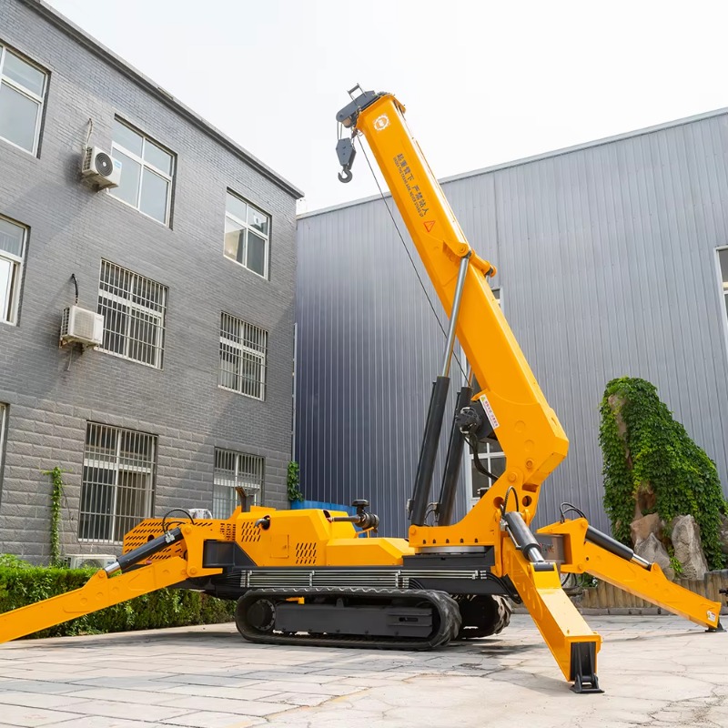 ミニスパイダークレーン コンパクト電動油圧機械 リモコン式ヘ - Heavy Equipment Lift のレビューと価格