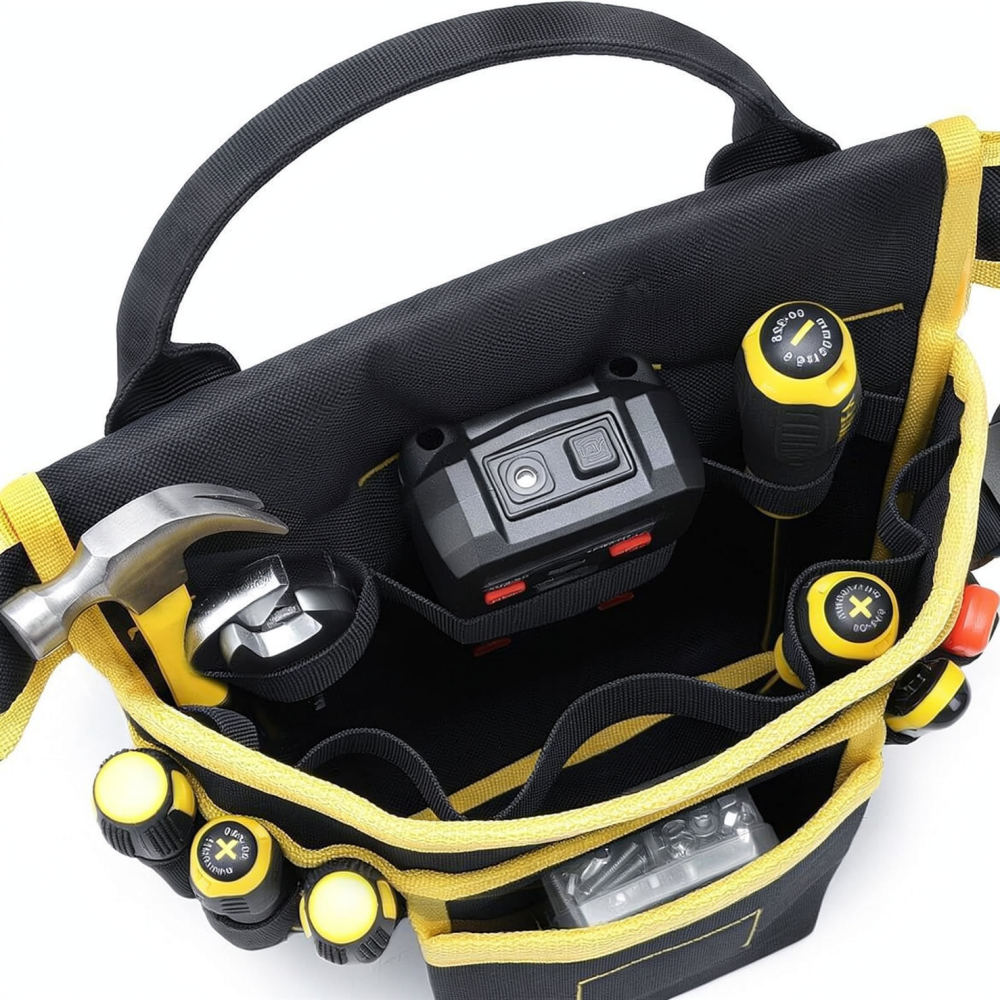 頑丈なツールベルトポーチ、多機能ポケット付き、電気工事士用、 - Heavy Equipment Electrician のレビューと価格